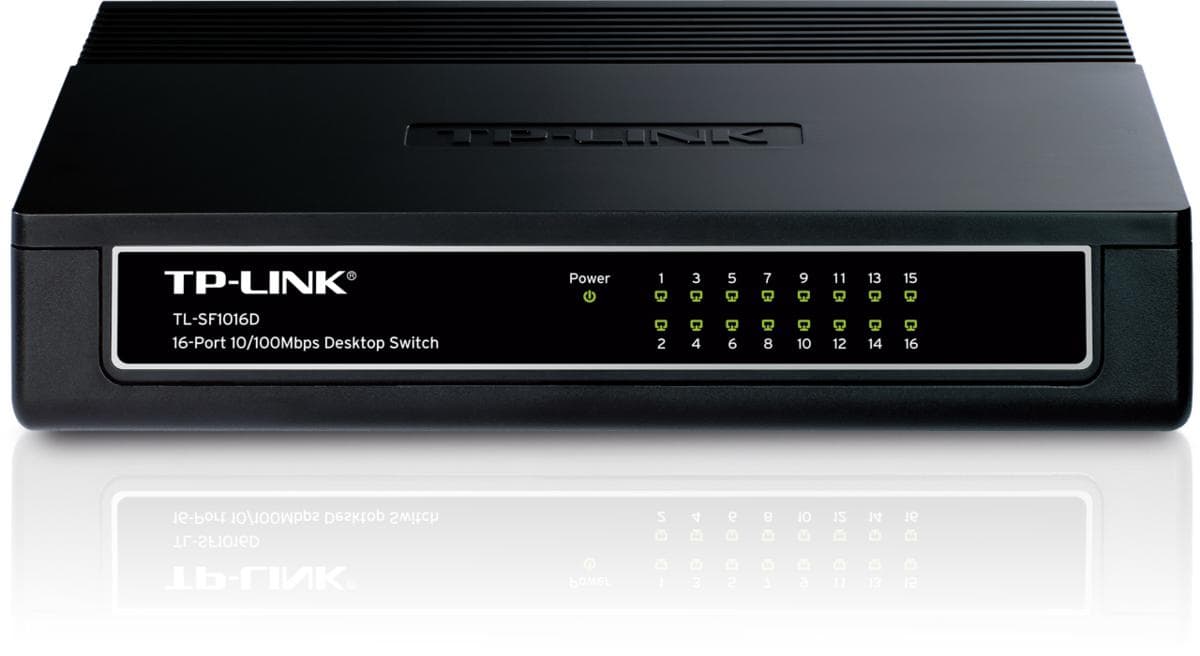 TP-Link TL-SF1016D 16 Port 10/100 Masaüstü Switch