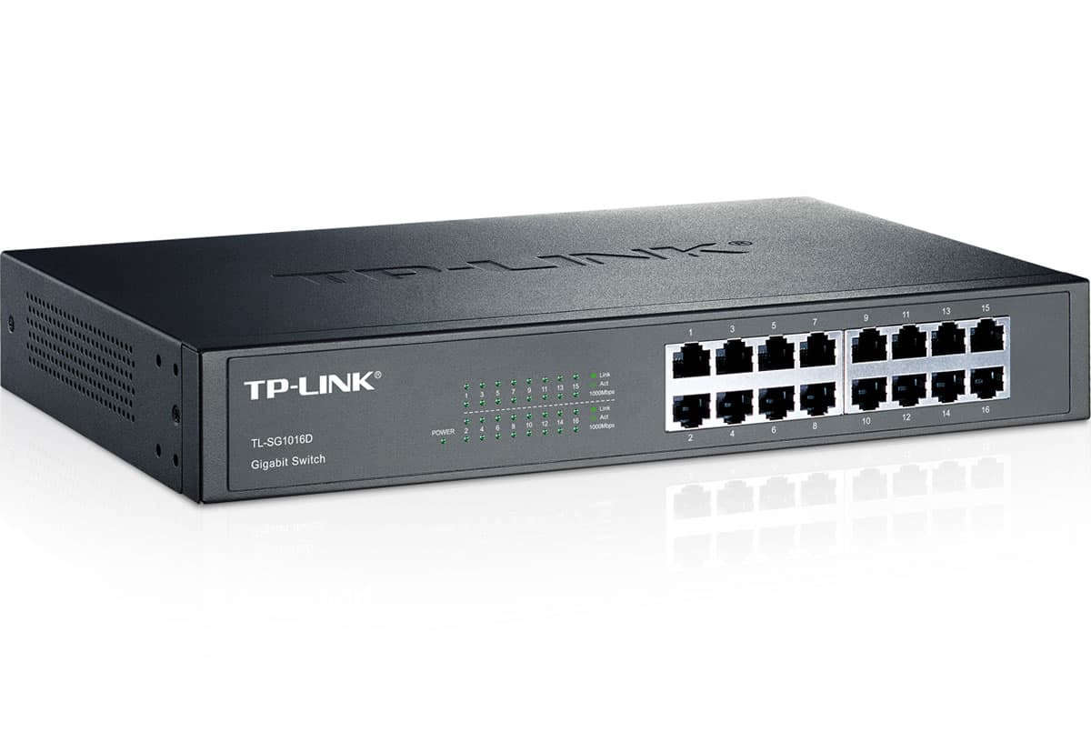 TP-Link TL-SG1016D 16 Port Gigabit Masaüstü / Rackmount Switch