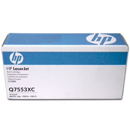 HP Q7553XC (53X)SIYAH Taahhutlu Yuksek Kapasiteli Toner 7.000 Sayfa