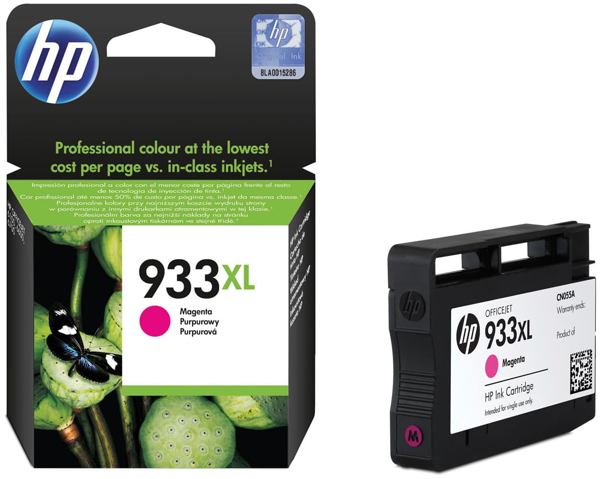 HP CN055AE (933XL) Macenta Yuksek Kapasiteli Murekkep Kartusu 825 Sayfa