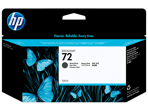 HP C9403A (72) Mat Siyah 130 ML Genis Format Murekkep Kartusu