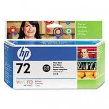 HP C9370A (72) Fotograf Siyahi 130 ML Genis Format Murekkep Kartusu