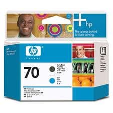 HP C9404A (70) Mat Siyah ve Camgobegi Baski Kafasi