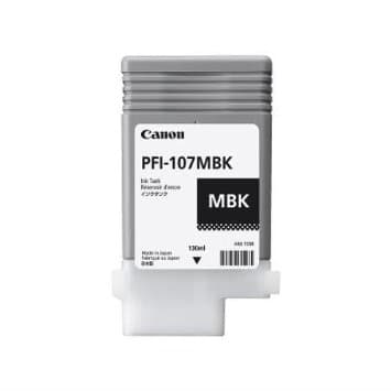 Canon 6704B001 PFI-107MBK Mat Siyah Kartus (130 ML) İpf 670/IPF 680/IPF 685/IPF770/IPF 780/IPF 785