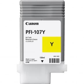 Canon 6708B001 PFI-107Y Sari Kartus (130 ML)İpf 670/IPF 680/IPF 685/IPF770/IPF 780/IPF 785