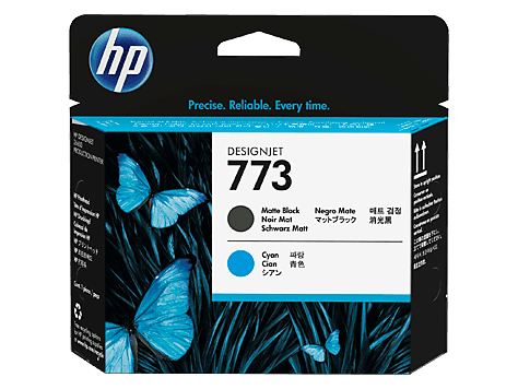 HP C1Q20A (773) Mat Siyah ve Camgobegi Baski Kafasi