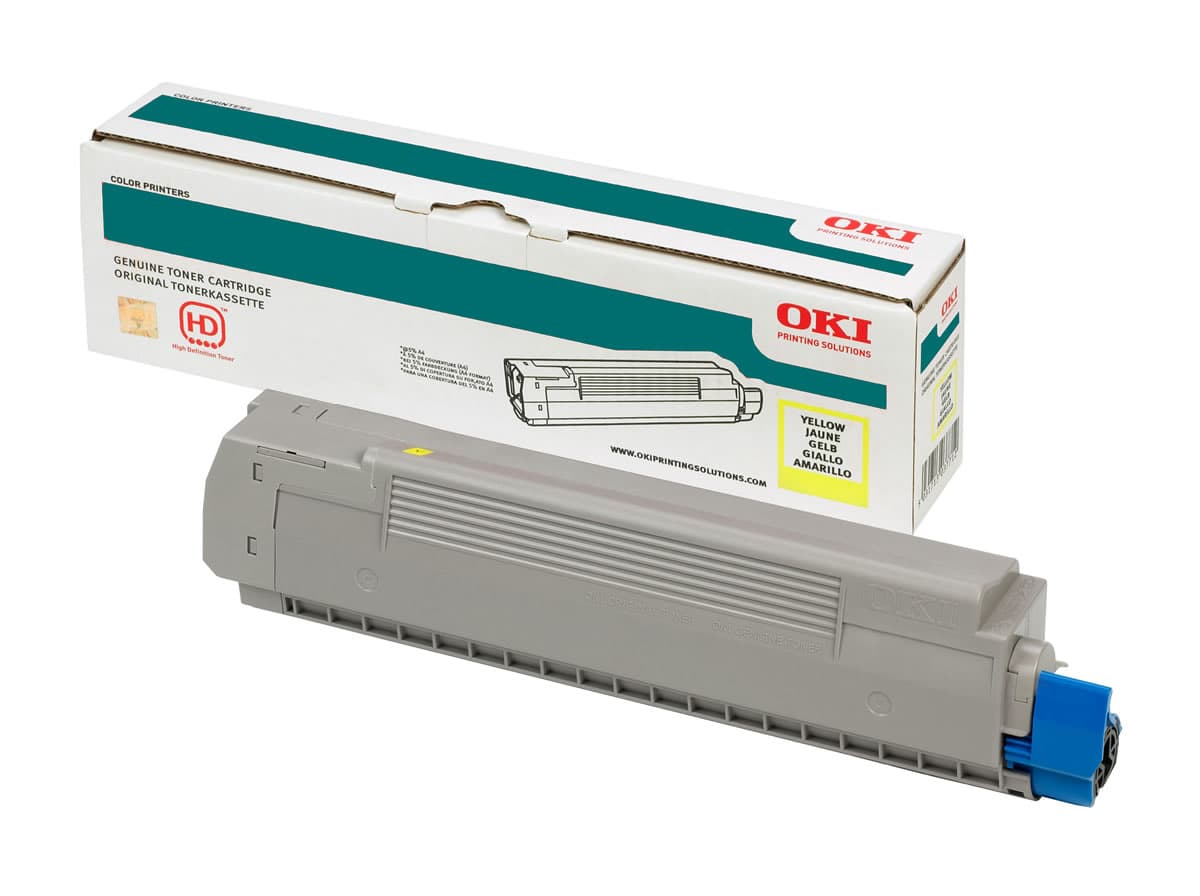 Oki 45396301 MC760/ MC770/ MC780 Sari Toner 6.000 Sayfa