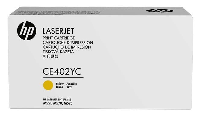 HP CE402YC(507A) Sari Taahhutlu Toner 7.800 Sayfa