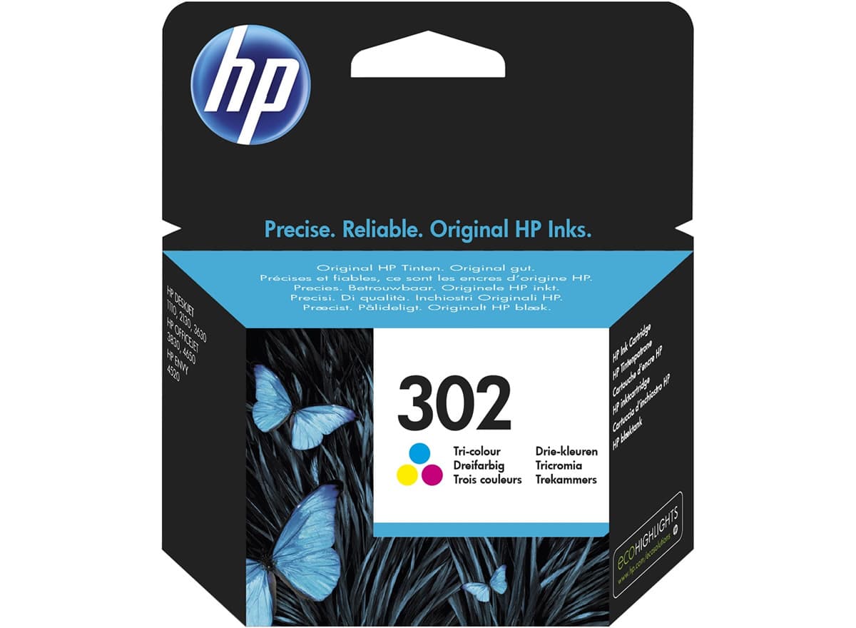 HP F6U65AE (302) Uc Renkli Murekkep Kartusu 165 Sayfa