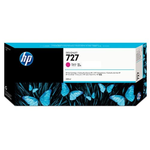HP F9J77A (727) Macenta 300 ML Genis Format Murekkep Kartusu