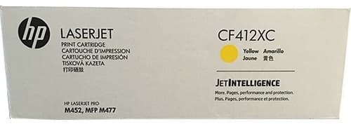 HP CF412XC (410X) Sari Taahhutlu Yuksek Kapasiteli Toner 5.000 Sayfa