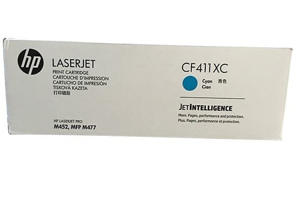 HP CF411XC (410X) Cyan Taahhutlu Yuksek Kapasiteli Toner 5.000 Sayfa