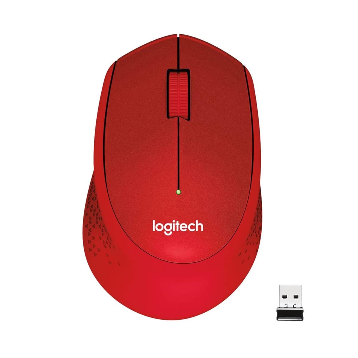Logitech M330 Sessiz Kablosuz Optik Mouse-Kirmizi 910-004911