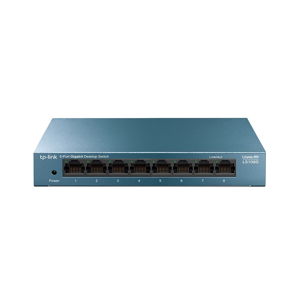 TP-Link LS108G 8 Port Gigabit Litewave Masaüstü Switch (Çelik Kasa)