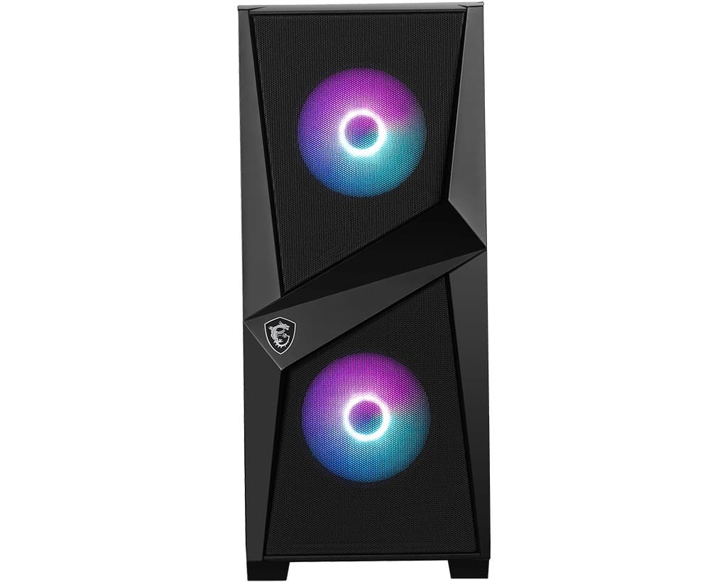 MSI Mag Forge 100R Temperli Cam 2X A-RGB Fan 1X 120MM Fan ATX Gaming Bilgisayar Kasasi