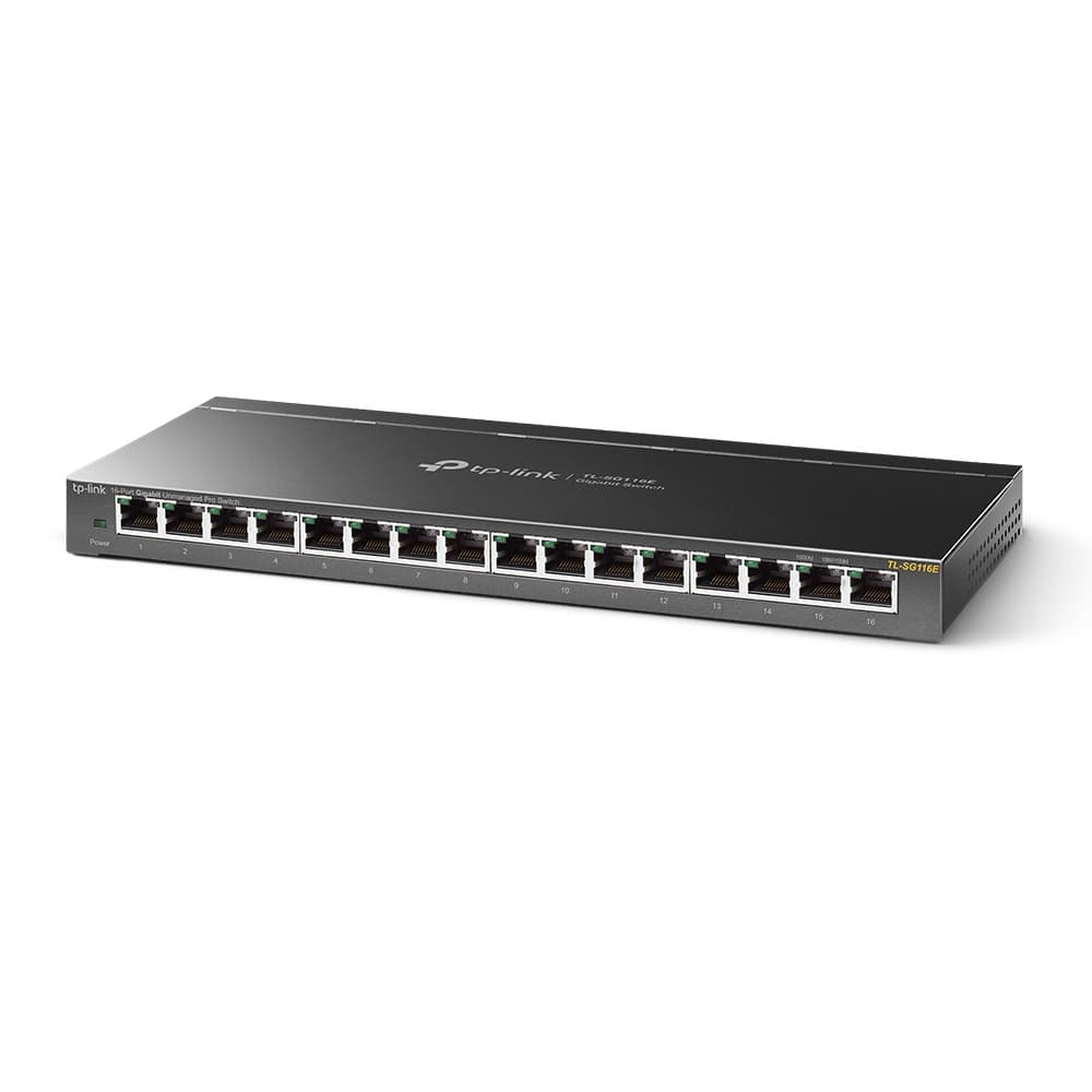 TP-Link TL-SG116E 16E Port Gigabit Unmanaged PRO Switch