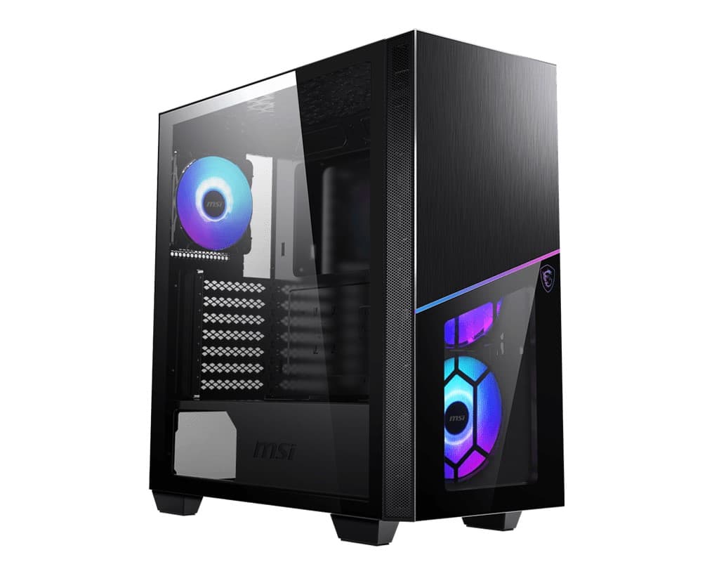 MSI MPG Sekira 100R Temperli Cam 4 X A-RGB Fan 120MM E-ATX Gaming Bilgisayar Kasasi