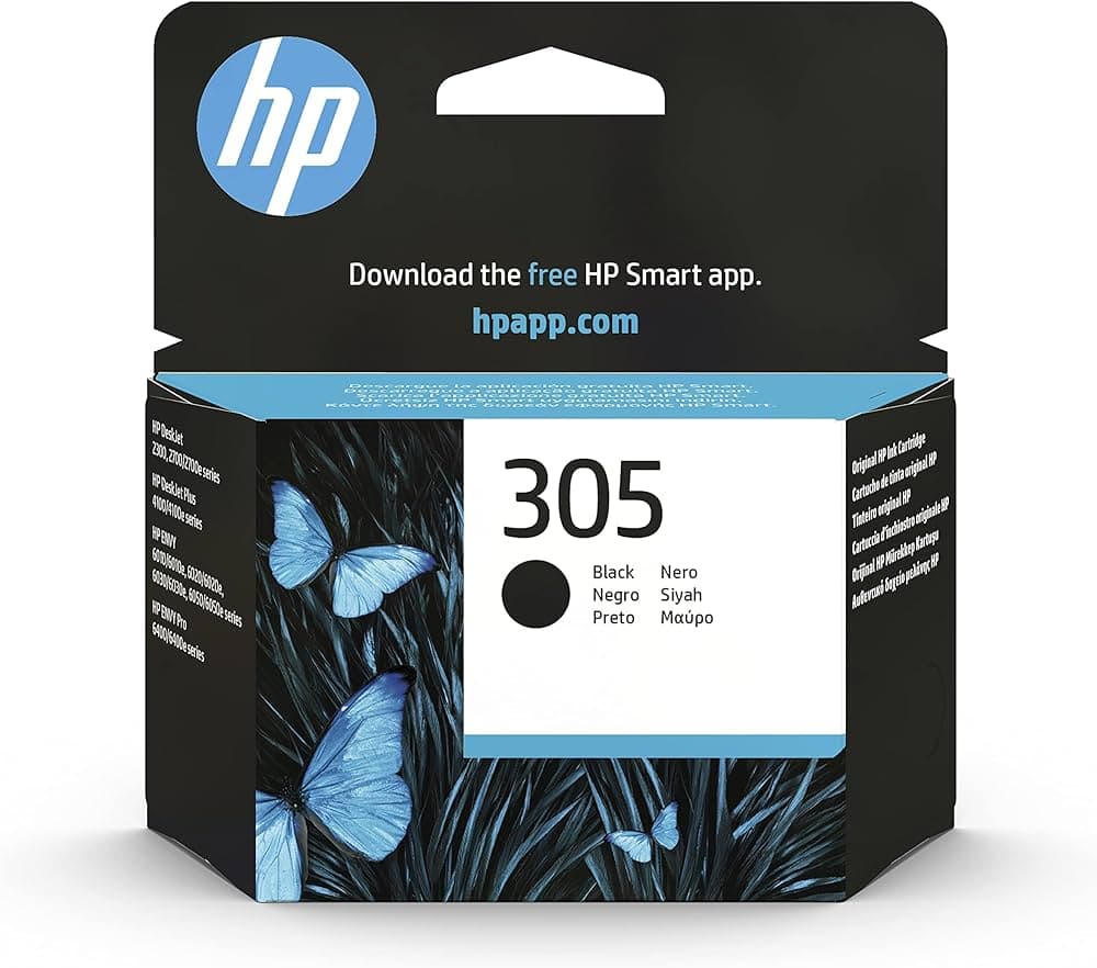 HP 3YM61AE (305) Siyah Murekkep Kartusu 120 Sayfa
