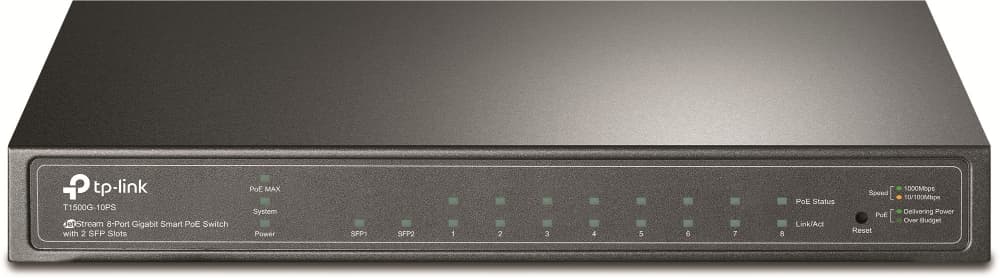 TP-LINK OMADA TL-SG2210P 10 PORT GBIT MASAÜSTÜ PoE SMART SWITCH + 2 SFP SLOT
