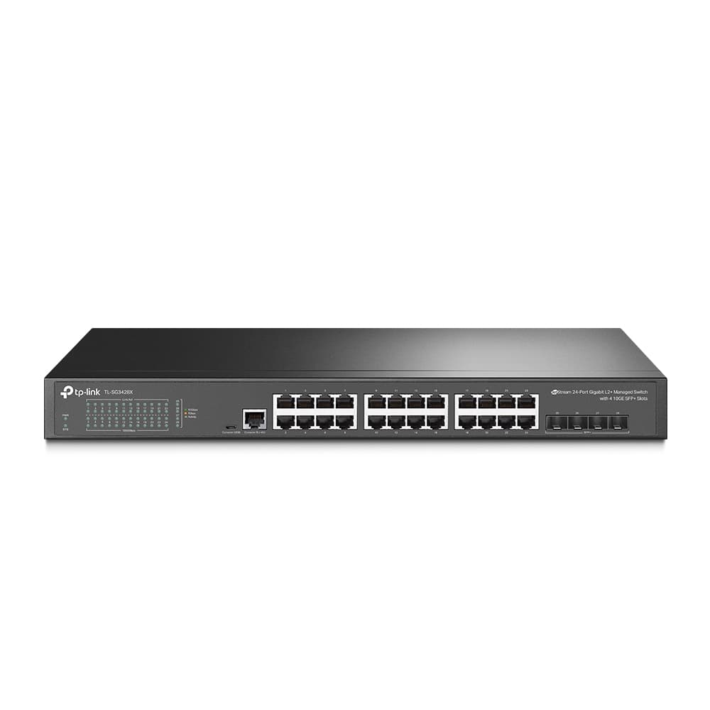TP-Link Omada TL-SG3428X 24 Port Gigabit L2 4 Combo SFP Slotlu Yönetilebilir Switch