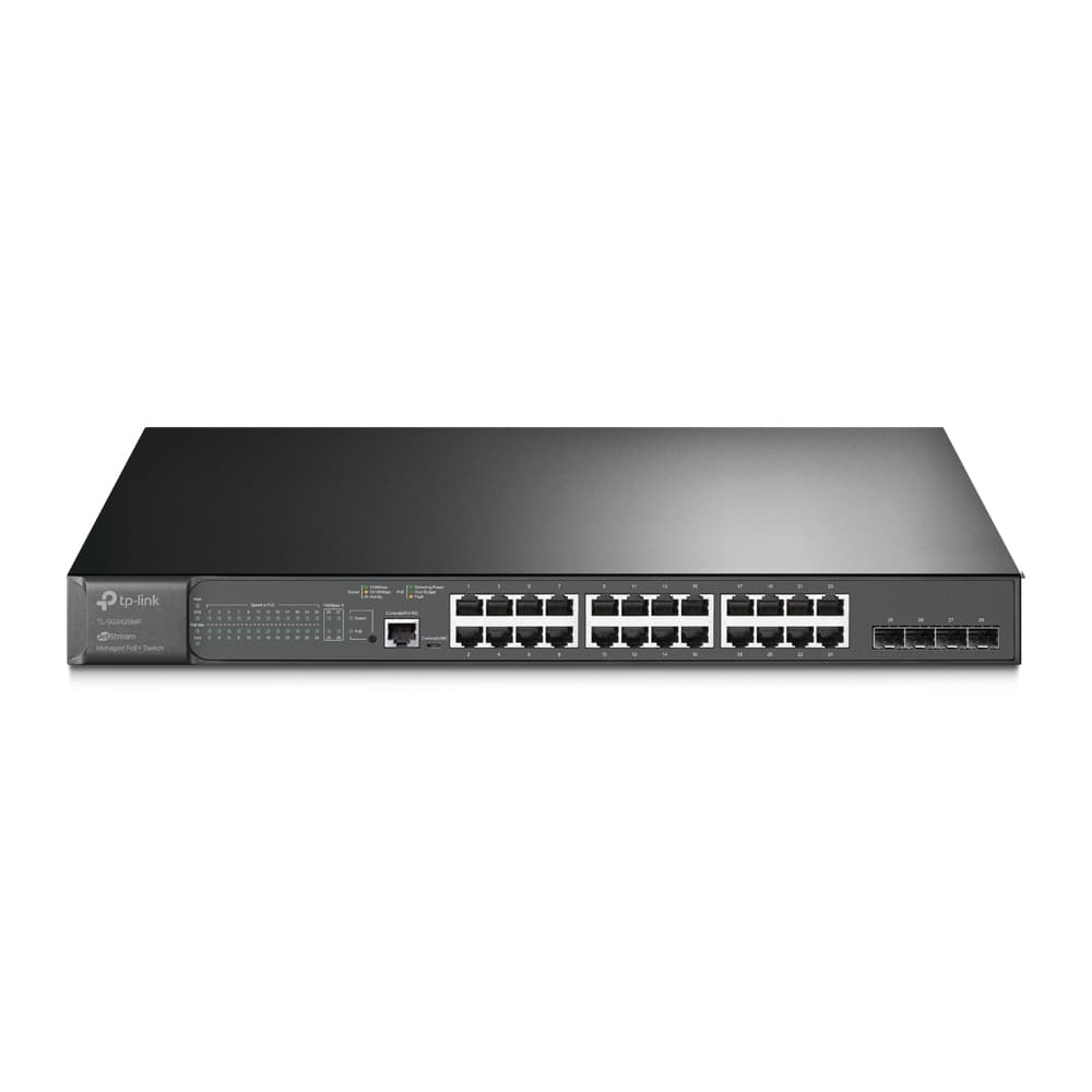 TP-Link Omada TL-SG3428MP 28 Port Gigibait 4 Port Gigabit L2 Yönetilebilir Switch
