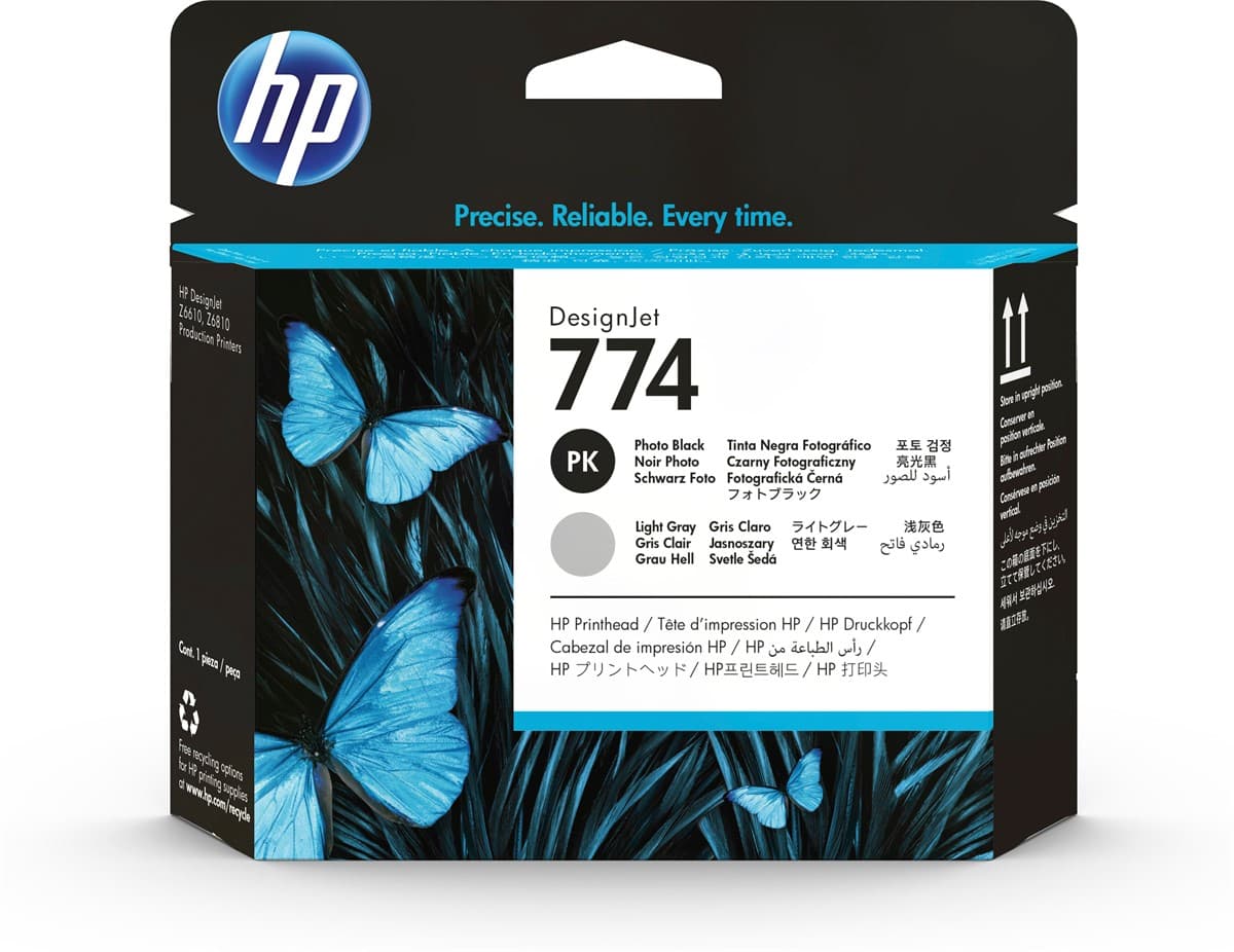 HP P2W00A (774) Fotoğraf Siyahı - Açık Gri Baski Kafasi