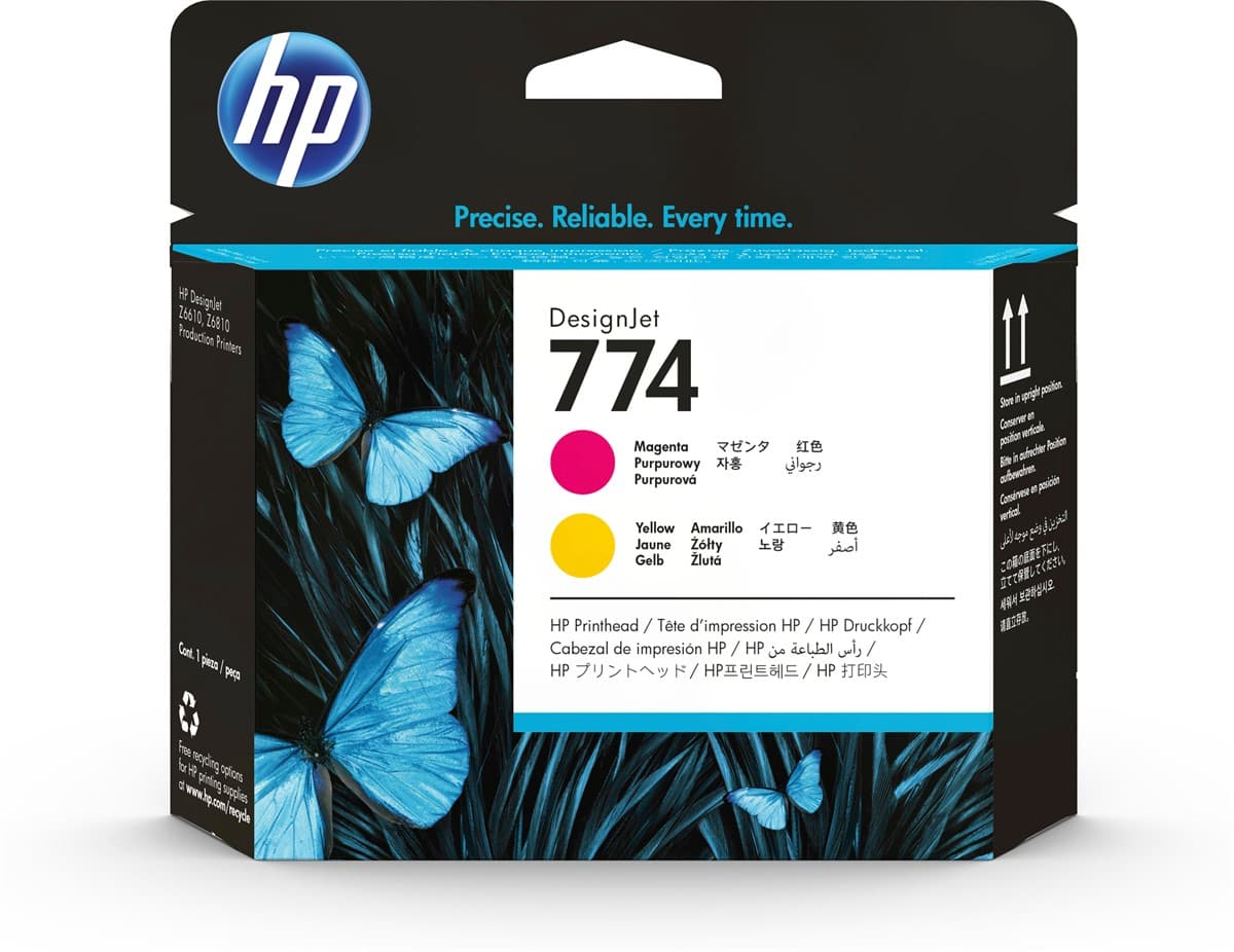HP P2V99A (774) Magenta Sari Designjet Baski Kafasi