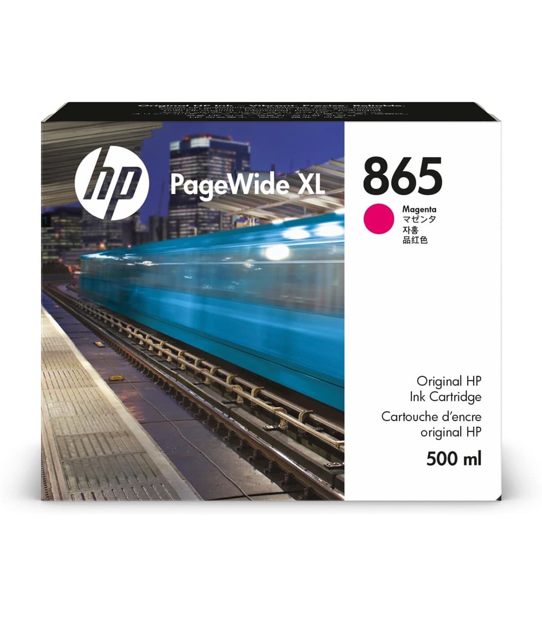 HP 3ED83A (865) Kirmizi 500ML Geniş Format Mürekkep Kartuş