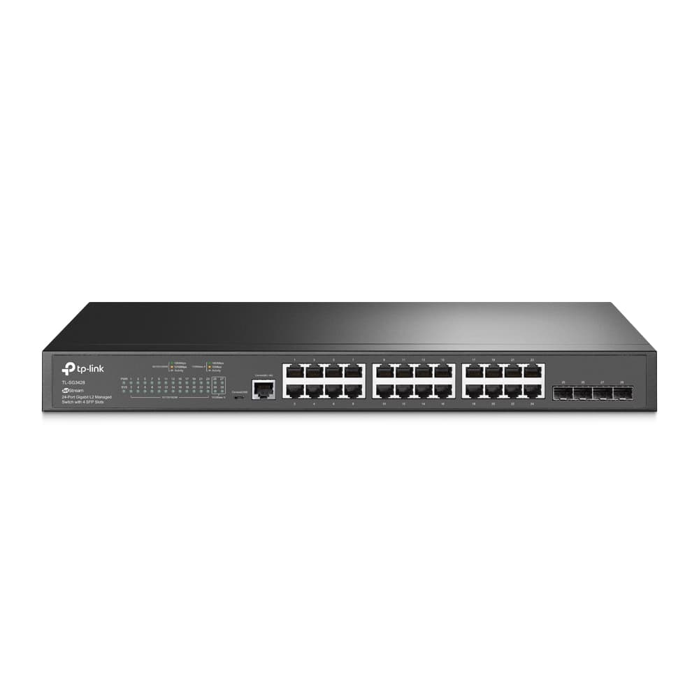 TP-Link Omada TL-SG3428 24 Port Gigabit L2 4 Combo SFP Slotlu Yönetilebilir Switch
