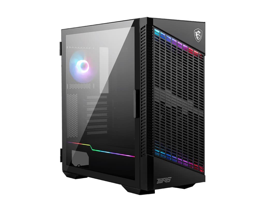 MSI MPG Velox 100P Airflow Temperli Cam 1 X A-RGB Fan 3 X 120MM Fan ATX Gaming Bilgisayar Kasasi