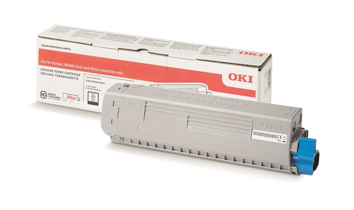Oki 47095704 TONER-K-C824/C834/C844-5K Siyah Toner 5000 Sayfa