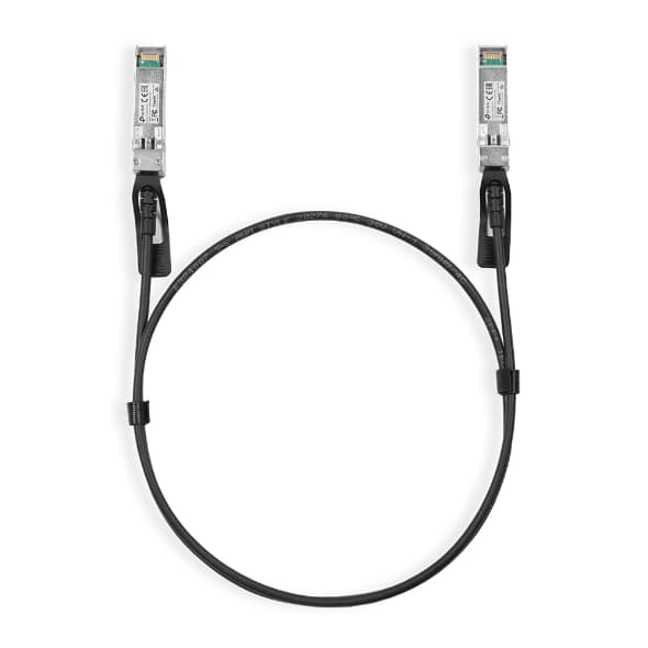 TP-Link Omada TL-SM5220-1M 1M Direct Attach SFP Cable for 10 Gigabit Connections Up To 1M Distance