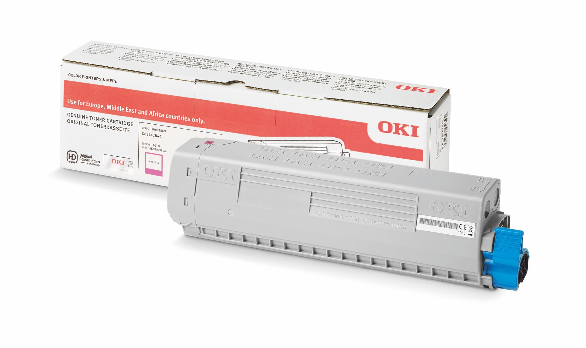 Oki 46861306 TONER-M-C834/C844-10K Kirmizi Toner 10.000 Sayfa