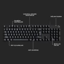 Logitech G413 Se Aydinlatmali Tam Boyutlu Türkçe Q Mekanik Oyun Klavyesi - Siyah 920-010556
