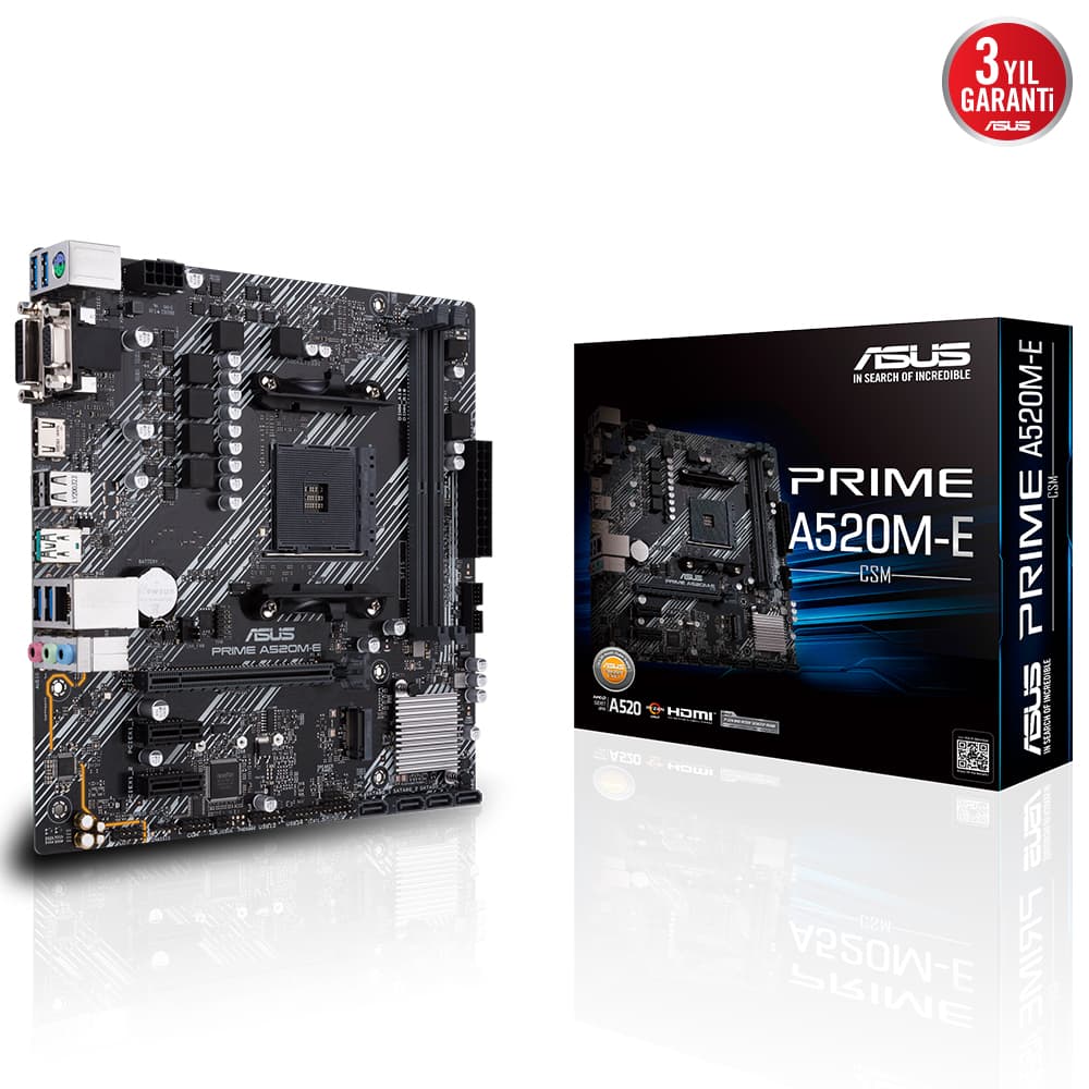Asus Prime A520M-E CSM DDR4 AM4