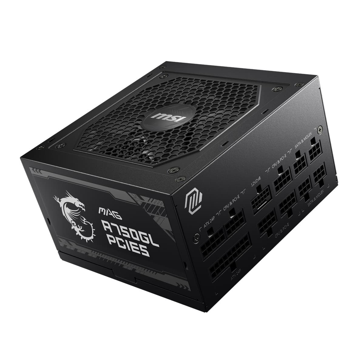 MSI Psu Mag A750GL PCIE5 750W 80+ Gold Power Supply