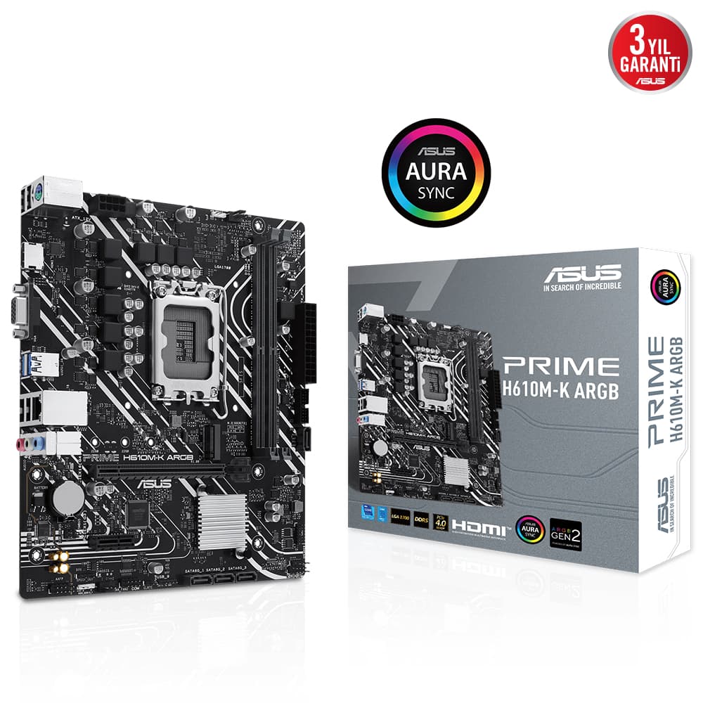 Asus Prime H610M-K ARGB