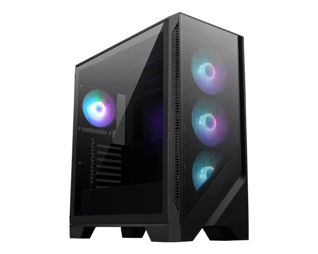 MSI Mag Forge 320R Airflow Temperli Cam 4X120MM ARGB Fan ATX Gaming Bilgisayar Kasasi