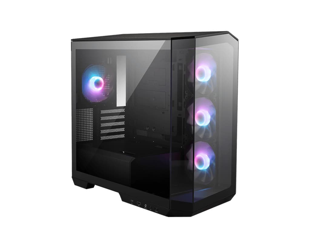 MSI Mag Pano M100R PZ Temperli Cam 3X120MM 1X120MM ARGB Fan Matx Panoramik Gaming Bilgisayar Kasasi