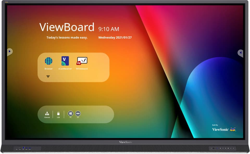 75 Viewsonic IFP7552-2F Edla Sertifikali Viewboard 75 İnç 4K İnteraktif Dokunmatik Ekran