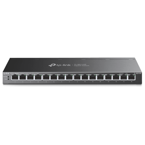 TP-LINK TL-SG116P 16-PORT WITH 16-Port PoE+ GIGABIT SWITCH