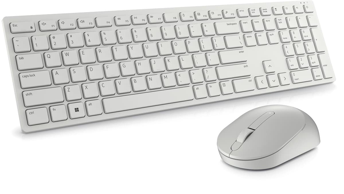 Dell PRO Wireless Keyboard and Mouse - KM5221W - Turkish (Qwerty) - White / 580-AKHG