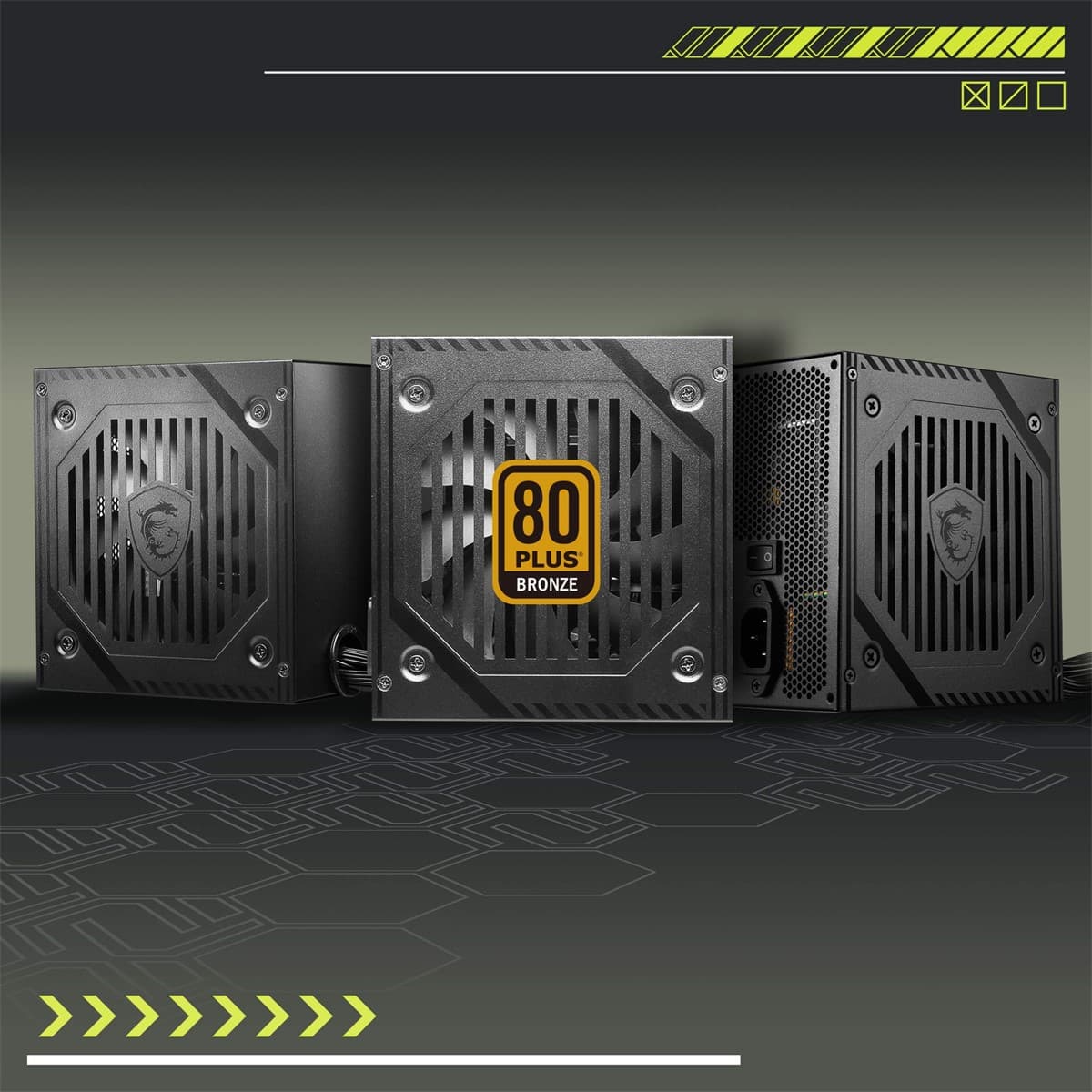 MSI Psu Mag A650BNL 650W 80+ Bronze Power Supply
