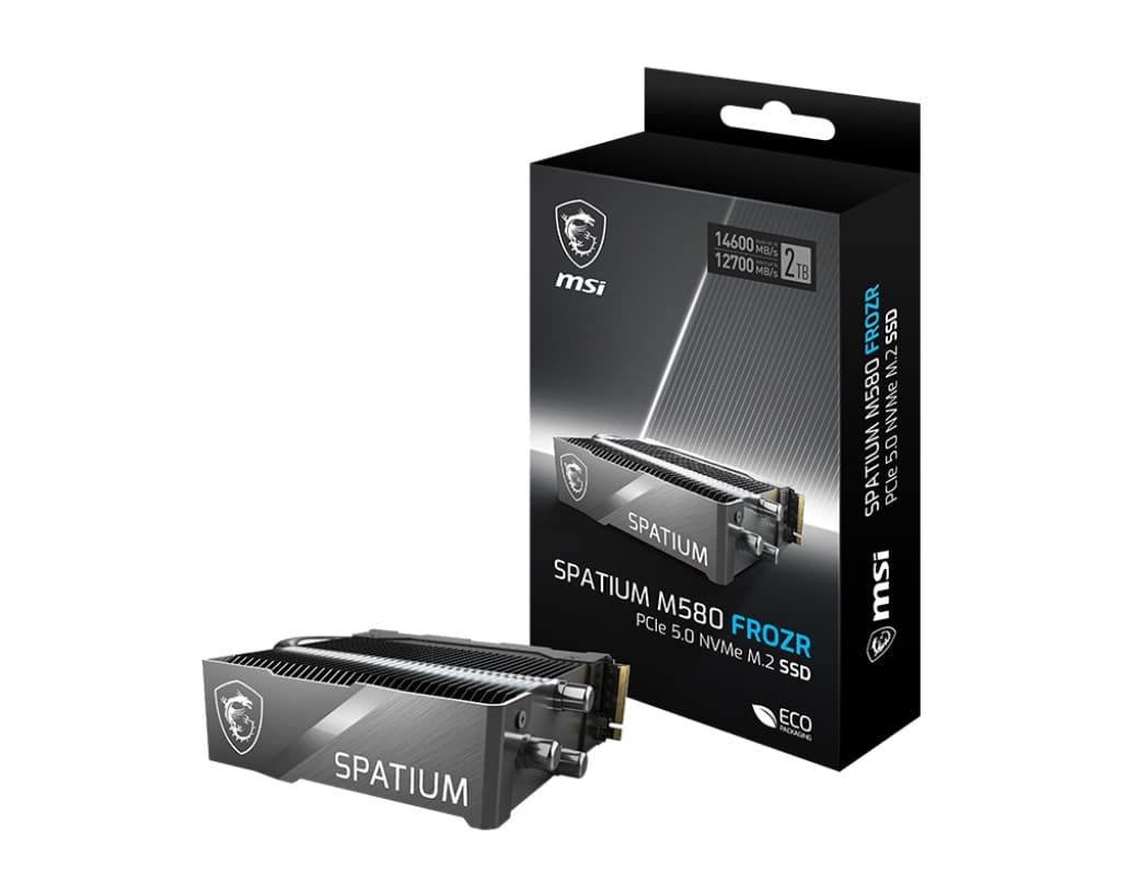 MSI SSD SPATIUM M580 PCIe 5.0 NVMe M.2 2TB FROZR