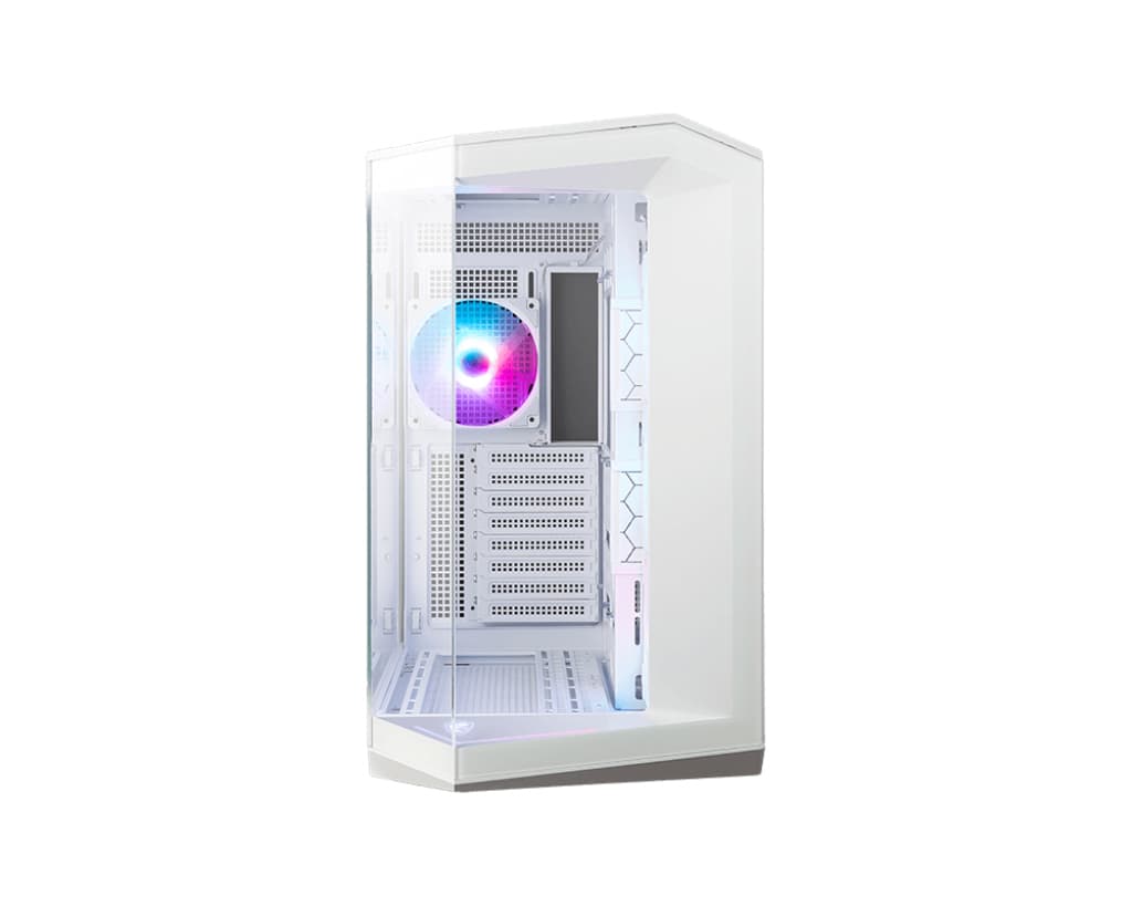 MSI Mag Pano 100R PZ White Temperli Cam 3X120MM 1X120MM ARGB Fan ATX Beyaz Panoramik Gaming Bilgisayar Kasasi