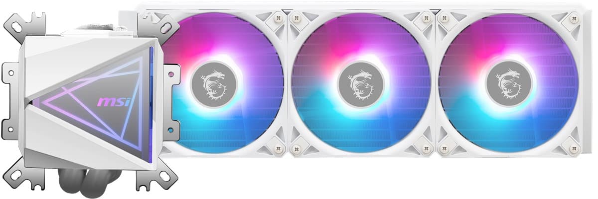 MSI Mag Coreliquid I360 White 360 MM Beyaz Sivi İşlemci Soğutucusu