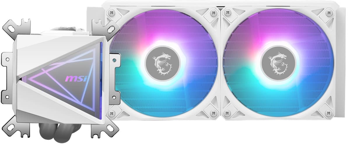 MSI Mag Coreliquid I240 White 240 MM Beyaz Sivi İşlemci Soğutucusu