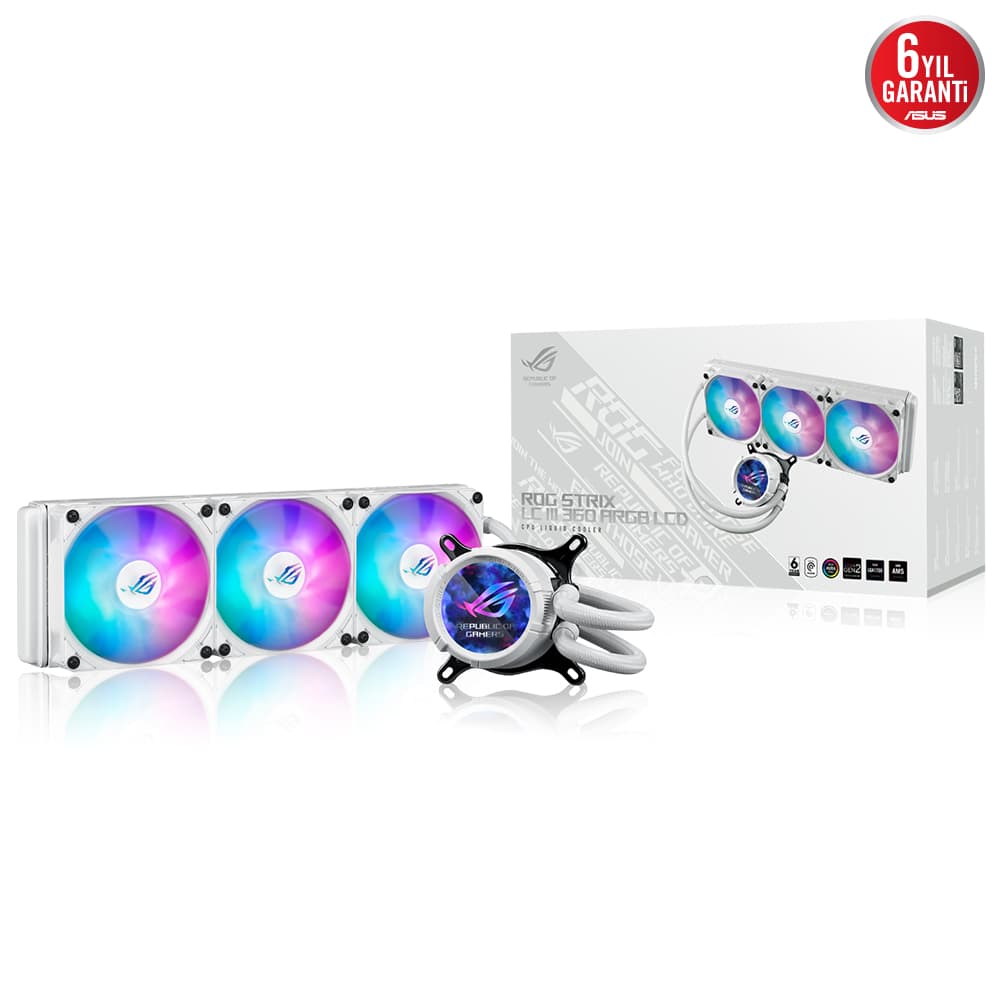 Asus Rog Strix LC III 360 ARGB LCD WHT
