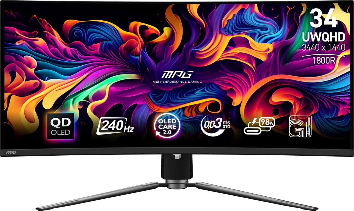 34 MSI MPG 341CQPX QD-OLED Monitor