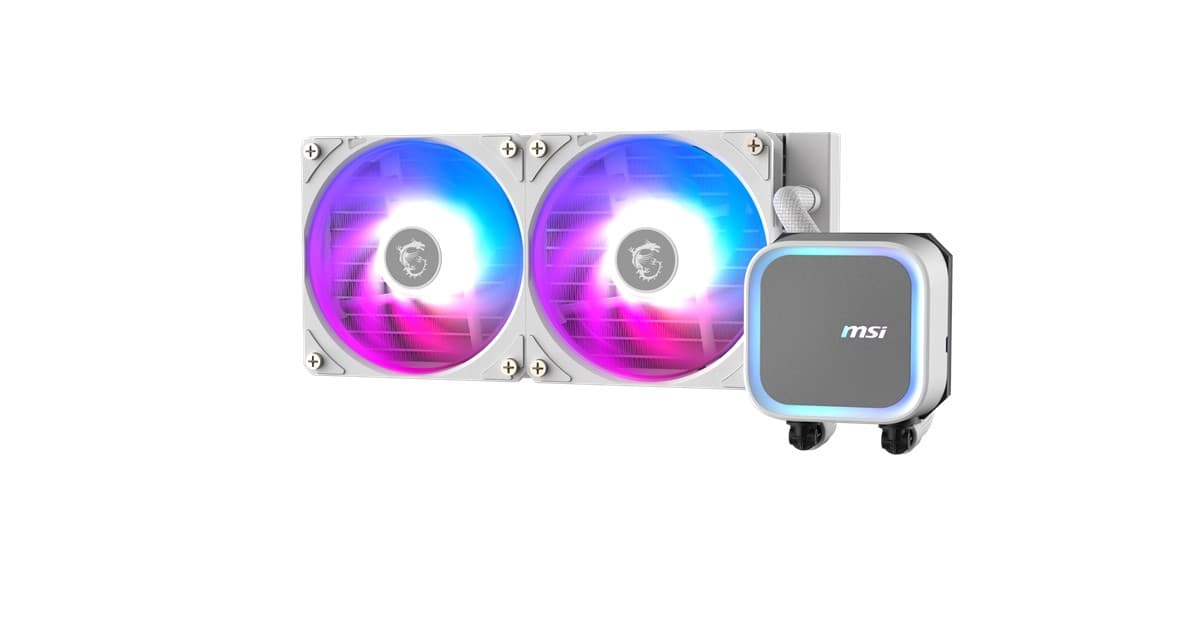 MSI Mag Coreliquid A13 240 White 240 MM ARGB Sivi İşlemci Soğutucusu